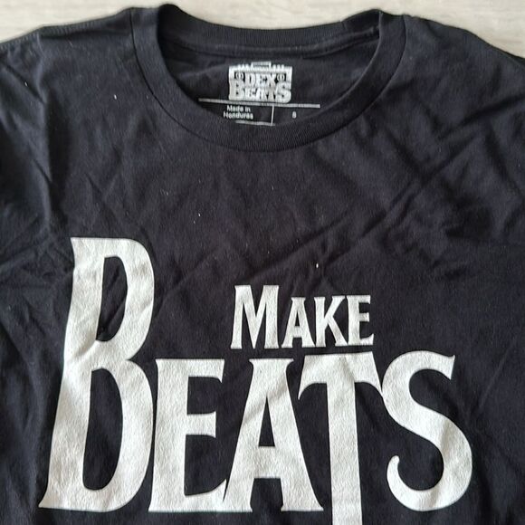 Dex Beats The Beats Tee Shirt Black S NWT - Picture 3 of 4